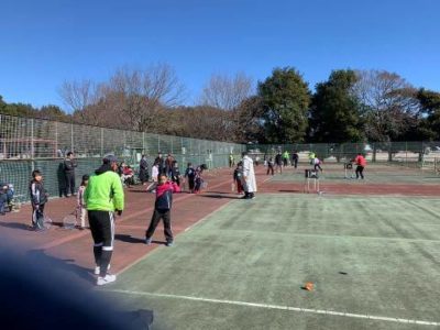 20200209鴻巣市硬式テニス協会ジュニアテニス教室w