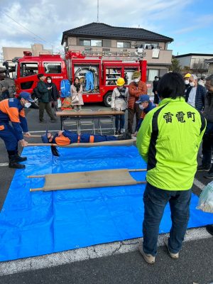 20240218雷電町町内会防災訓練